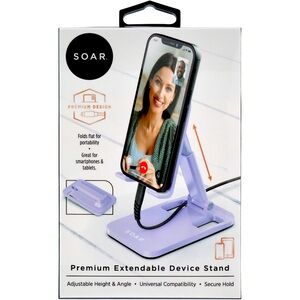 SOAR Premium Extendable Device Stand…Color: Lavender NIB (Sealed)